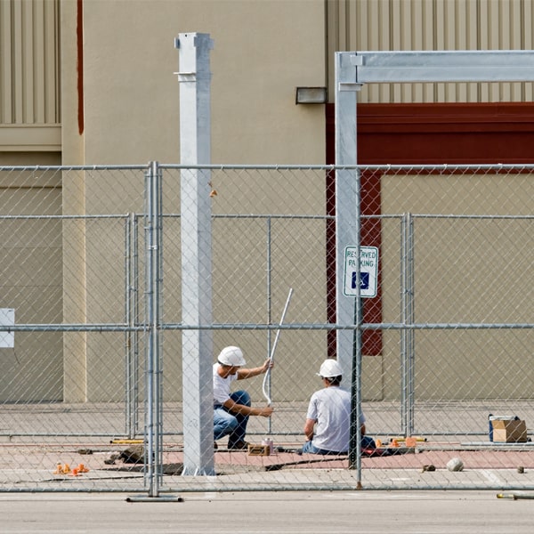 how much time can i lease the temporary fence for my construction site or event in Rancocas New Jersey